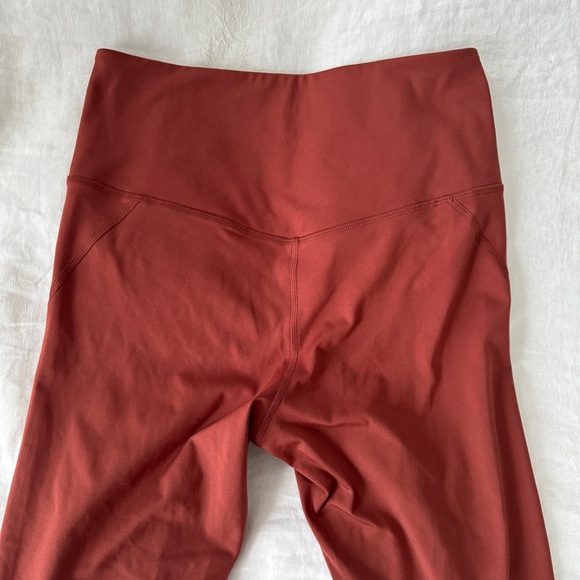 Girlfriend Collective Compressive High-Rise Legging - Limited Ed Color Sedona - Picture 5 of 6